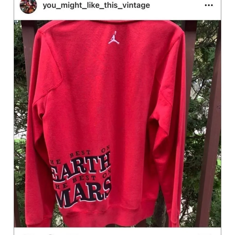 Nike Air Jordan Best on Earth Best on Mars Rare Vintage Nike sweatshirt